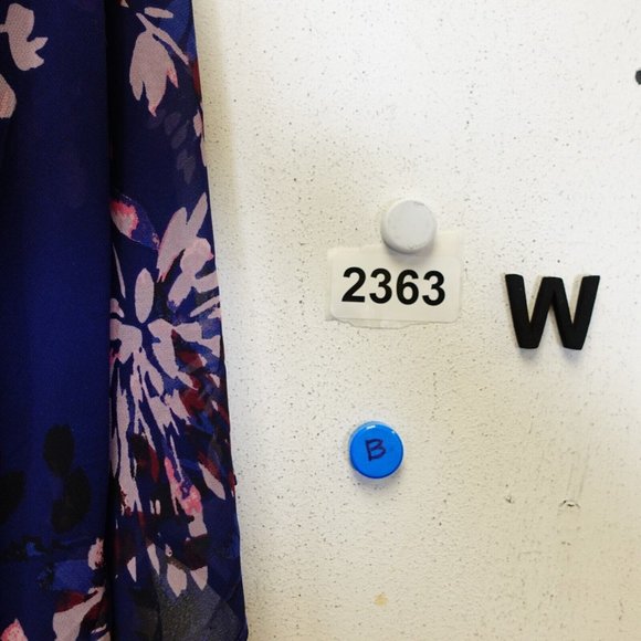 Motherhood Maternity‎ Top Womens Blue Floral Kimono Open Front Sheer - Picture 8 of 8